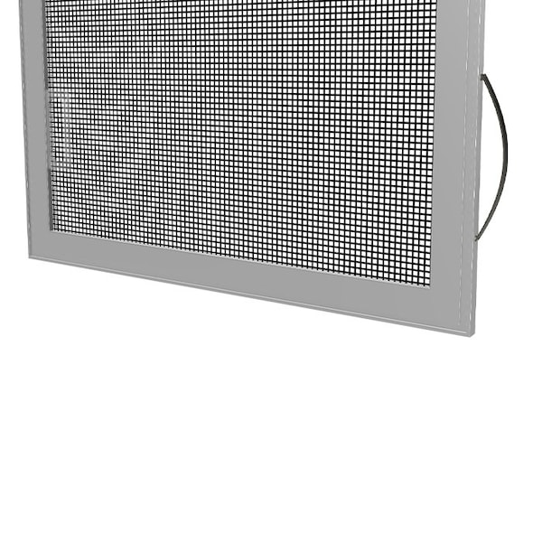 31.75 In. W X 27.875 In. H Double Hung Window Screen, DH8, Standard Aluminum Mesh, White